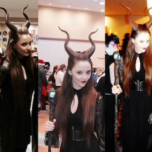 BEST SELLING Classic Young Maleficent Inspired Horns 3D Printed choose your color comic-con image 5