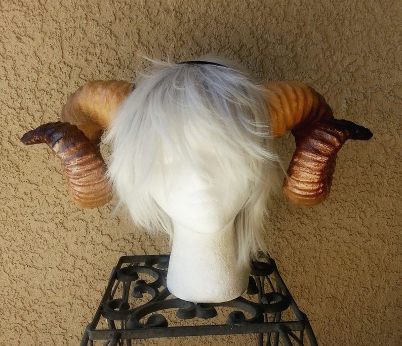 NEW ARRIVAL RAM Horns Headband 3D Printed Cosplay Authentic Etsy