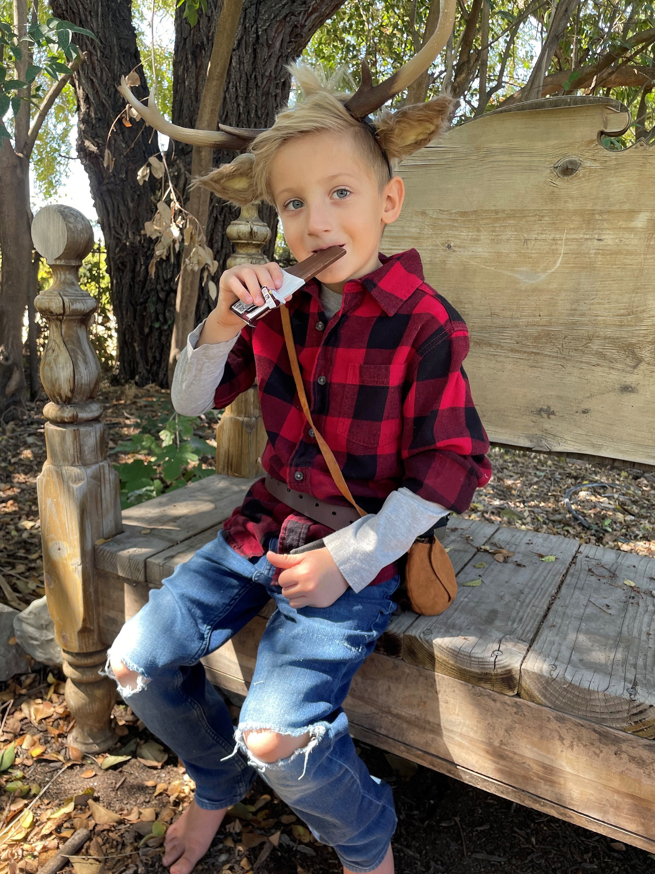 Kids reindeer shop costume