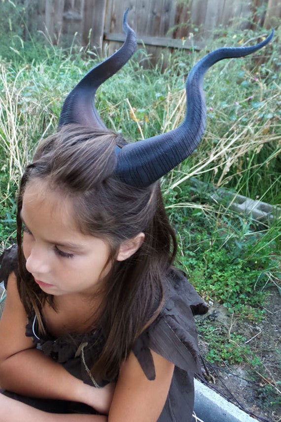 BEST SELLING! Classic Young Maleficent Inspired Horns  3D Printed  choose your color comic-con