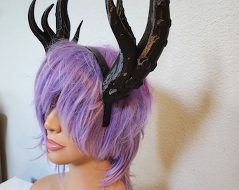 3D Printed Tentacle Horns Headband - Fantasy Dragon Costume Accessory