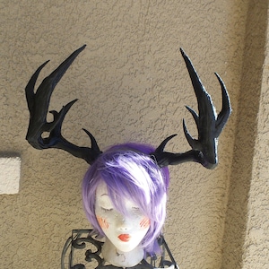 NEW ARRIVAL! Large Realistic Stag Hircine  horns / Deer Antlers Horns  3D Printed (Ultra Light Weight Plastic) Reindeer  comic-con