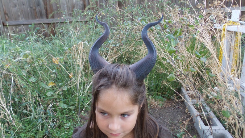 BEST SELLING Classic Young Maleficent Inspired Horns 3D Printed choose your color comic-con image 3