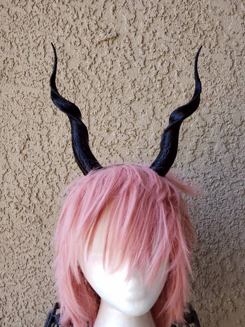 Spiral Antelope Horns for Cosplay Larp Headdress Helment Horns Etsy