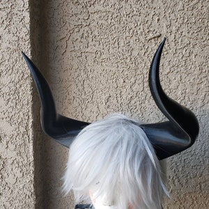 NEW ARRIVAL Legend 12 inch horns  Bull Matador horns headband 3D printed cosplay comicon fantasy horns   wow