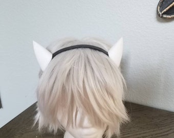 MR. Tumnus Headdress ONLY Horns And Ears Ultra Lightweight Attached To A Headband Cosplay Set Headdress Only - UK