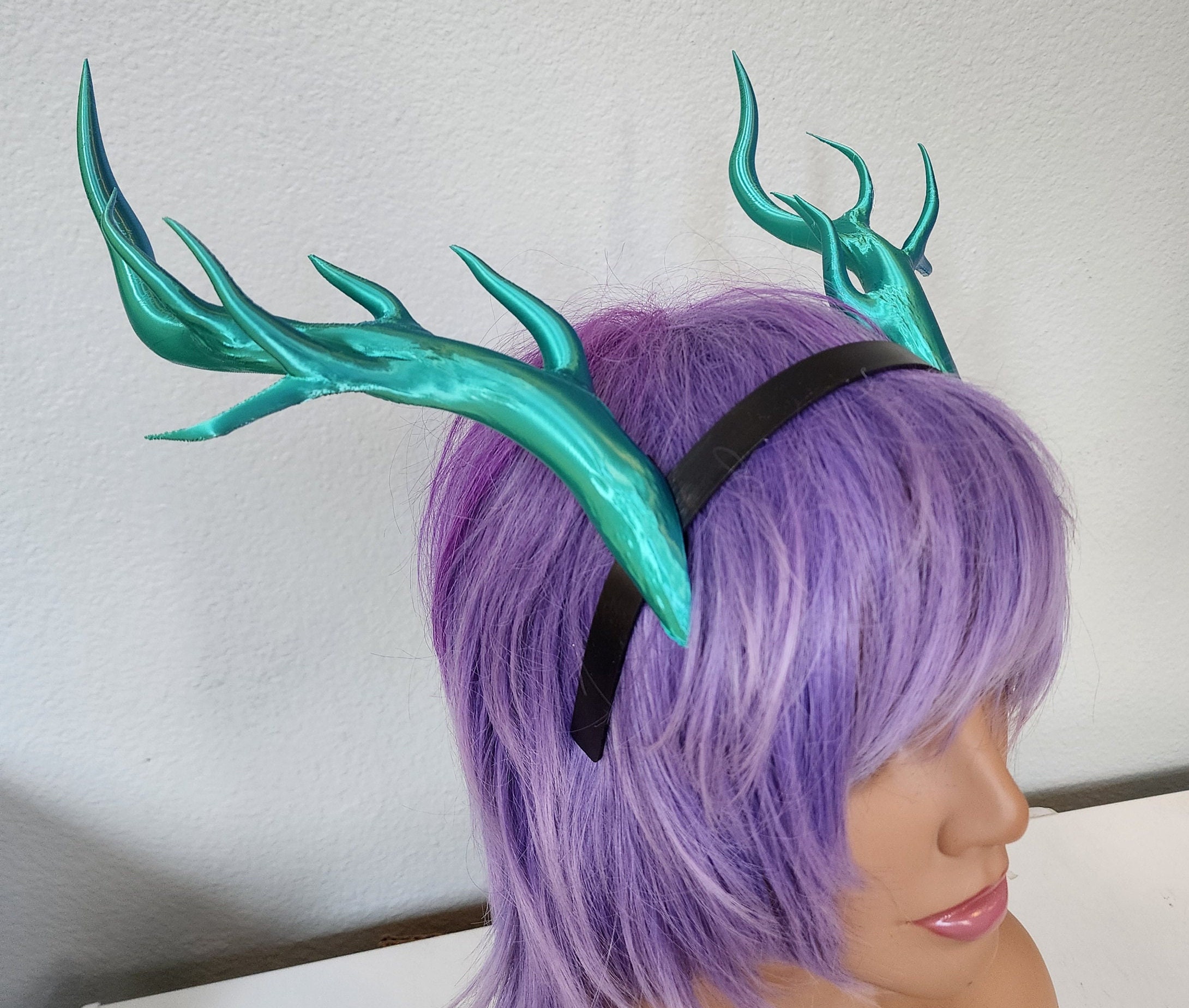 Deanerys Dragon Inspired 3d Printed Horns on Headband DIY 