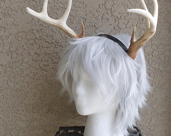 NEW ARRIVAL!  Realistic Christmas Doe / Deer Antlers Horns  3D Printed (Ultra Light Weight Plastic) Reindeer Antlers comic-con Saltburn