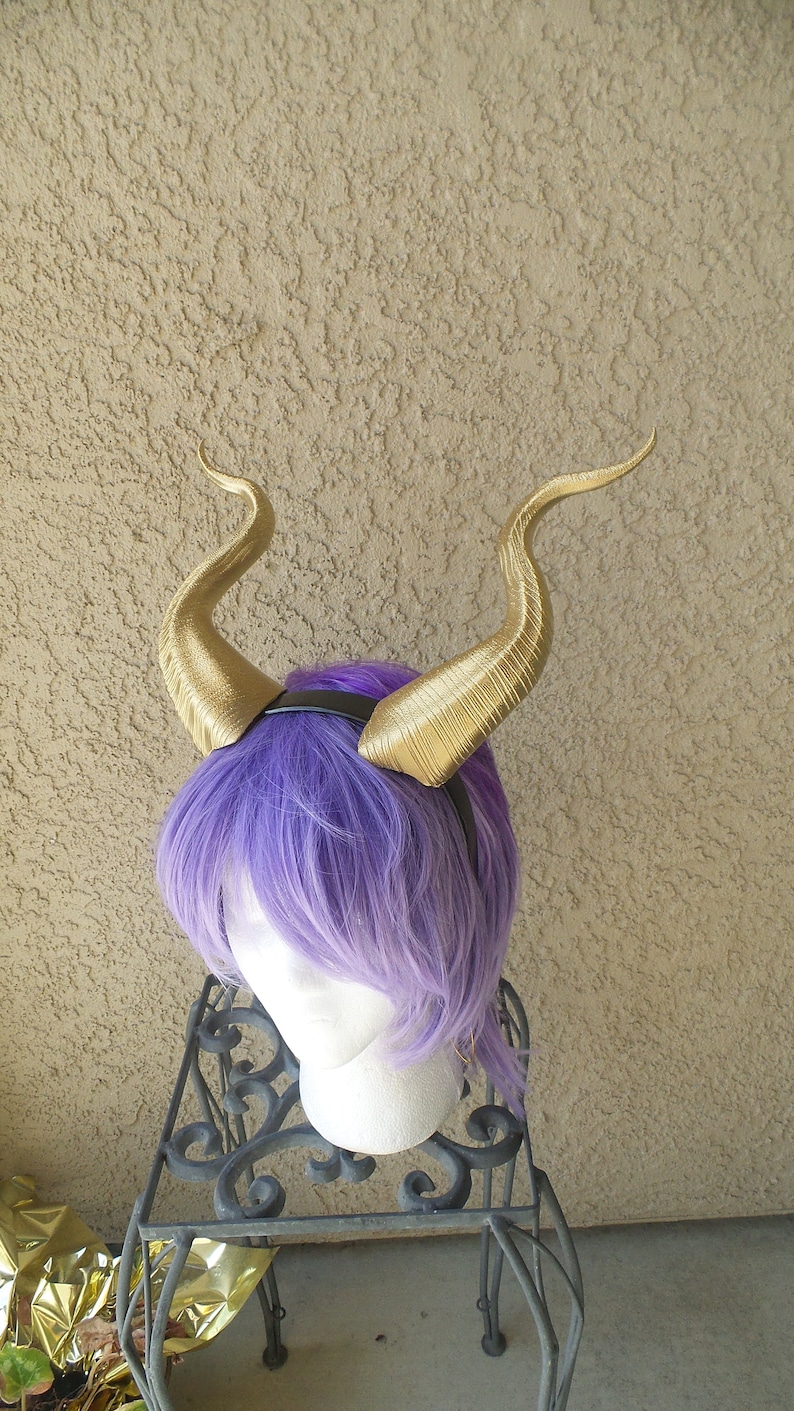 BEST SELLING Classic Young Maleficent Inspired Horns 3D Printed choose your color comic-con image 6