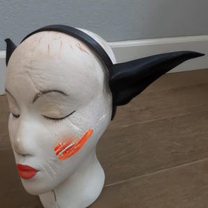 Elven elf ears 3d printed horns on headband DIY costume addition dragon ears  woodland cosplay fantasy ears long elf ears leprechaun ears