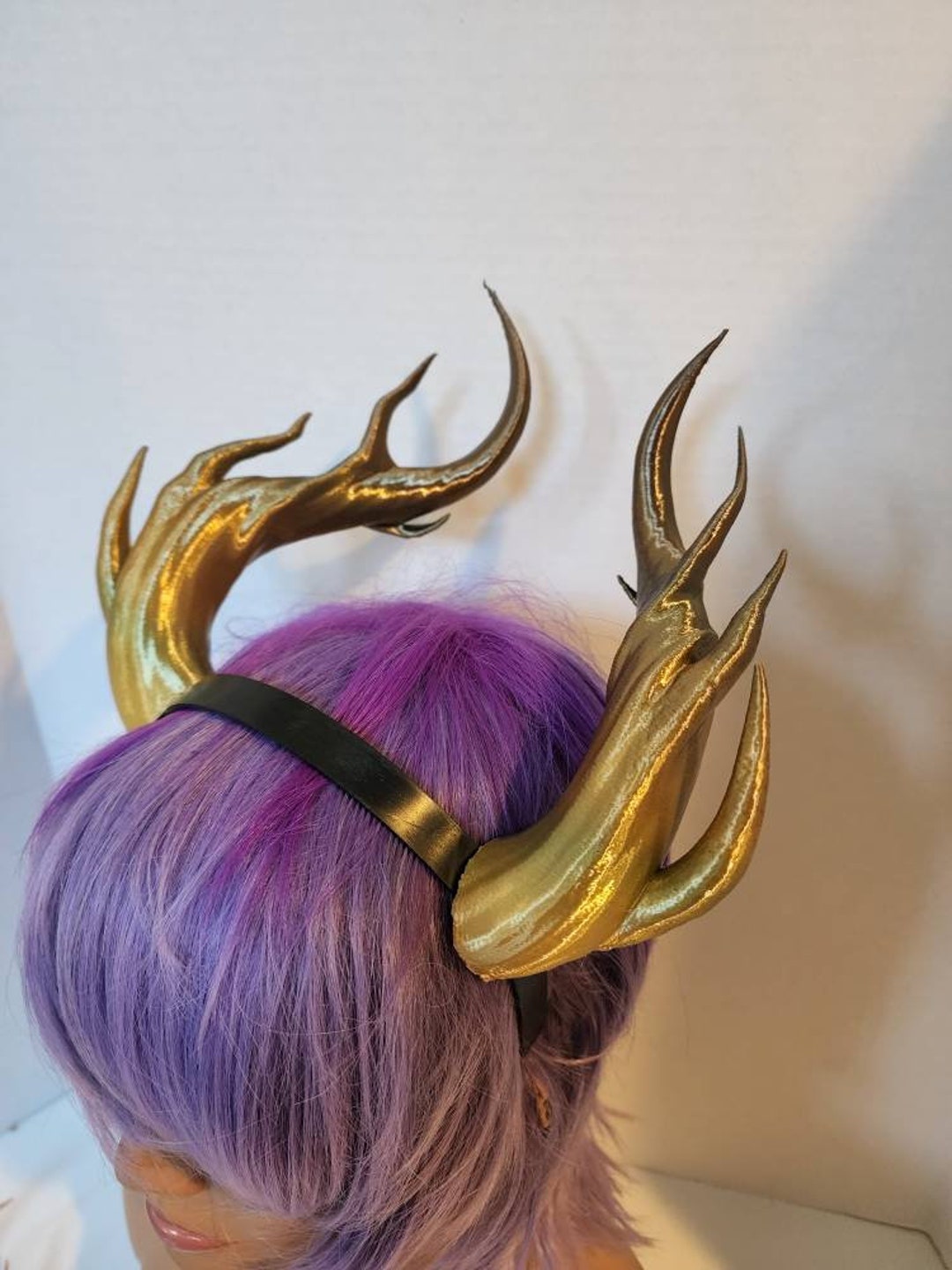 3D Printed Fantasy Dragon Horns Headband: Costume Cosplay - Etsy