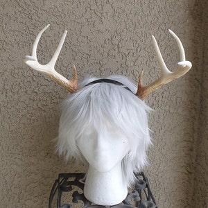 NEW! Realistic Christmas Doe / Deer Antlers Horns  3D Printed ( Oliver-Saltburn) Reindeer Antlers comic-con  Lottie the antler queen