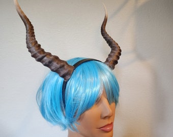 Impala horned headband Elvish Larp headdress gazelle foe animal horns 3D print