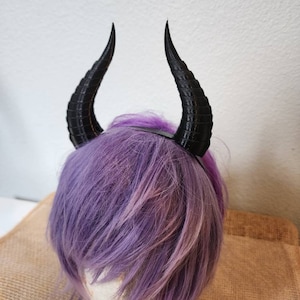 Fantasy Dragon Snake Dragon 3d printed horns on headband DIY costume addition dragon comicon fantasy  lizzard horns
