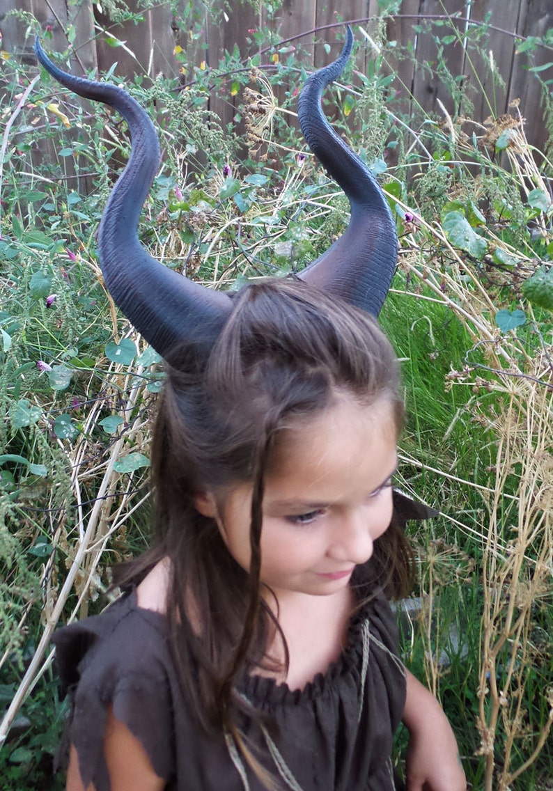 BEST SELLING Classic Young Maleficent Inspired Horns 3D Printed choose your color comic-con image 2