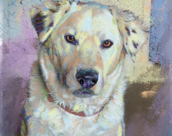 Pet Portrait - Custom Order - Archival Quality Giclee - Any Pet!