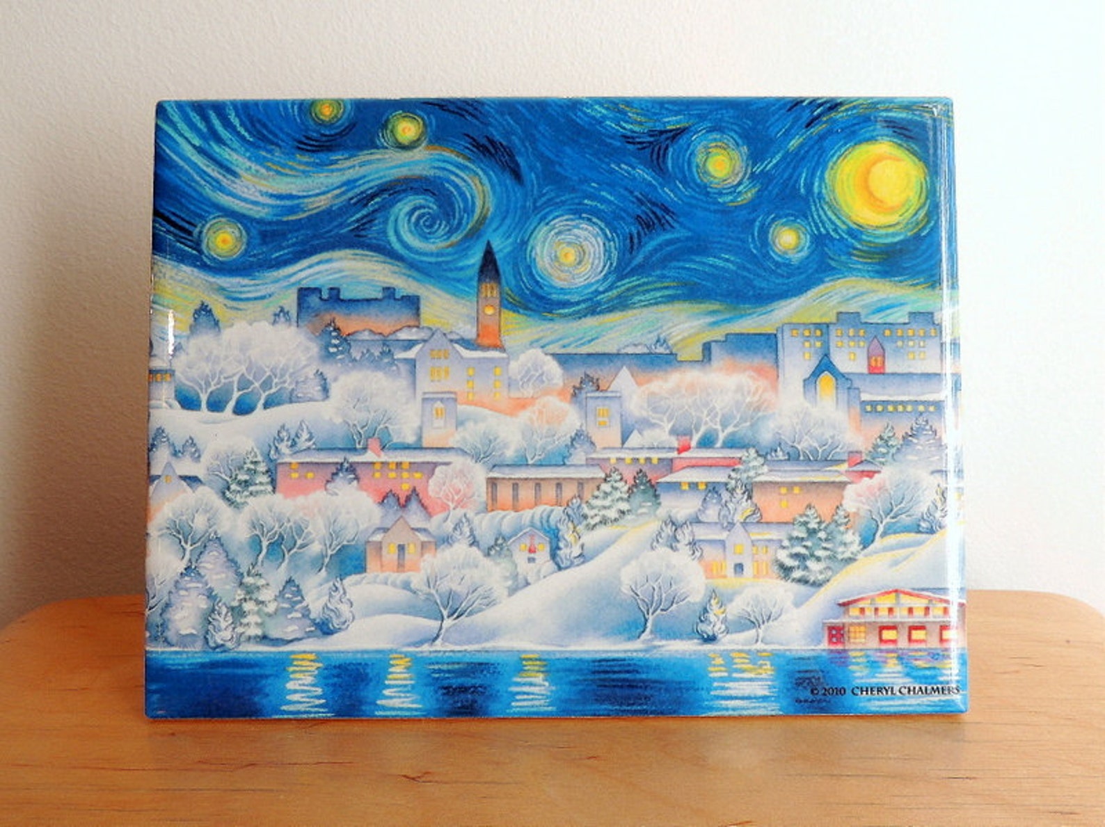 Cornell University Wall Art Ceramic Tile Celestial Art Etsy