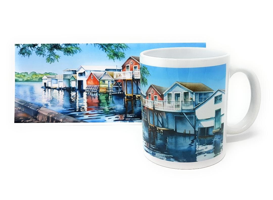 Coffee Mug, City Pier, Canandaigua Lake, Mother's Day Gift, Ceramic