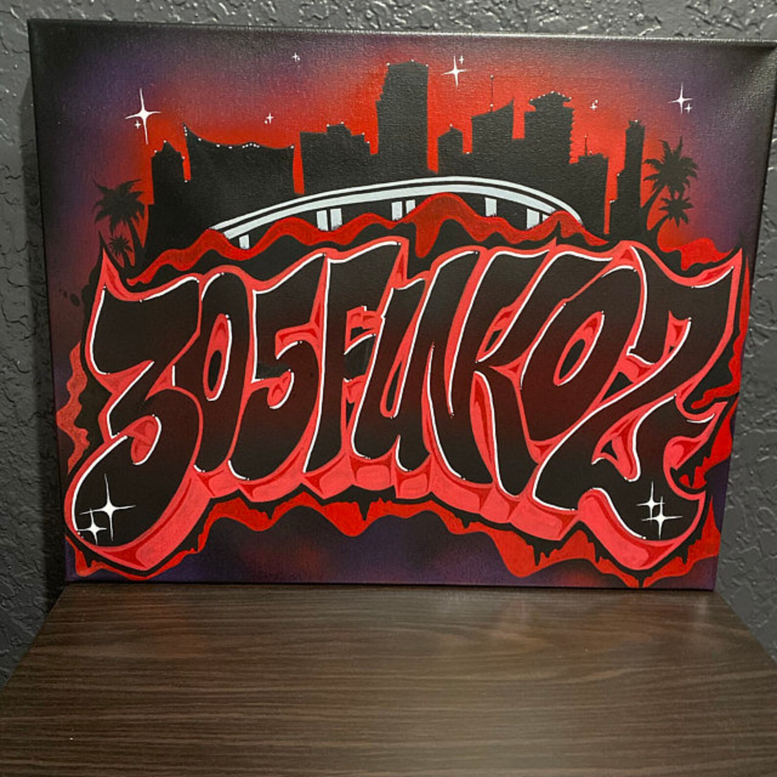 Personalized Custom Graffiti Name Painting on Canvas Etsy