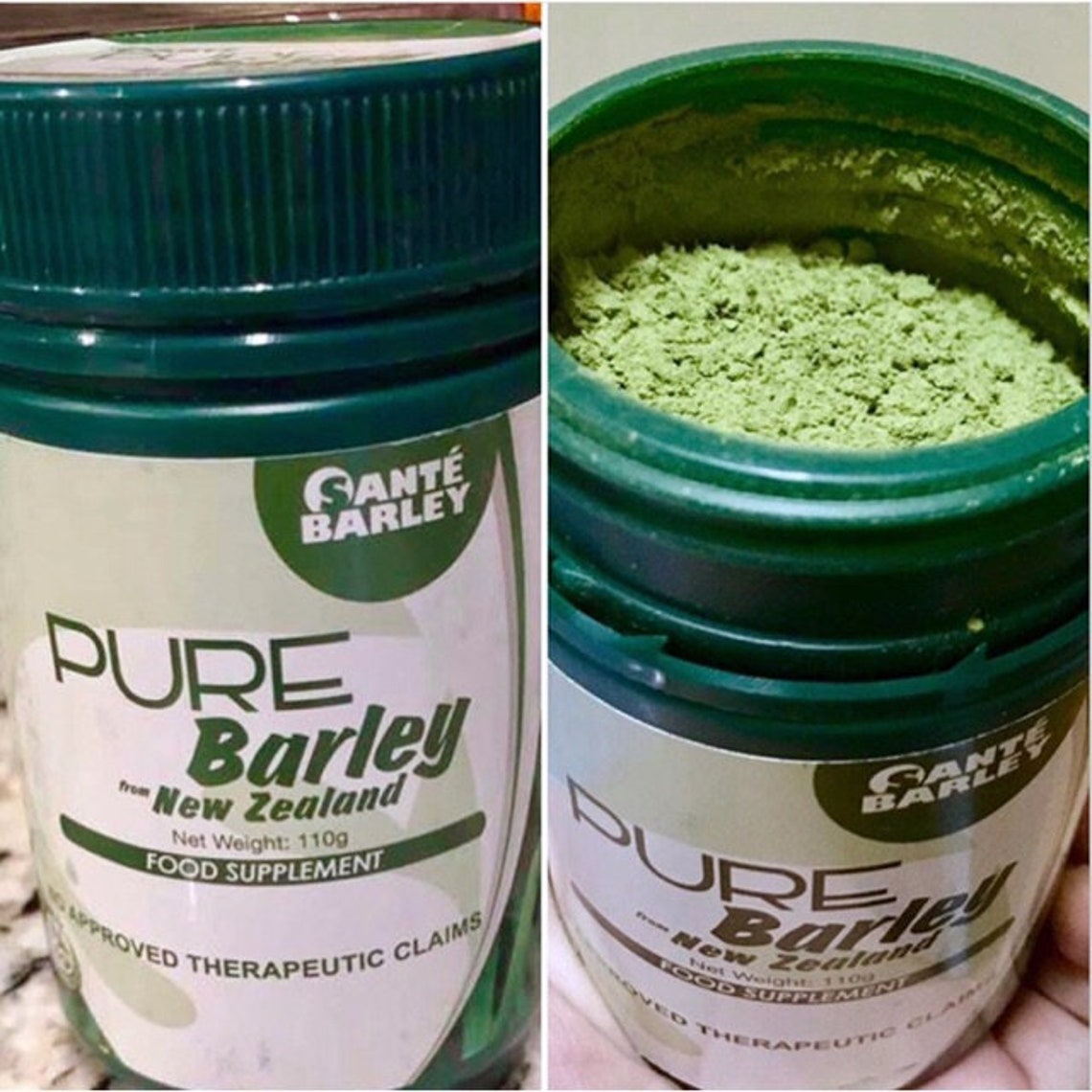 Sante Pure Powdered Barley in Canister from New Zealand Food Etsy