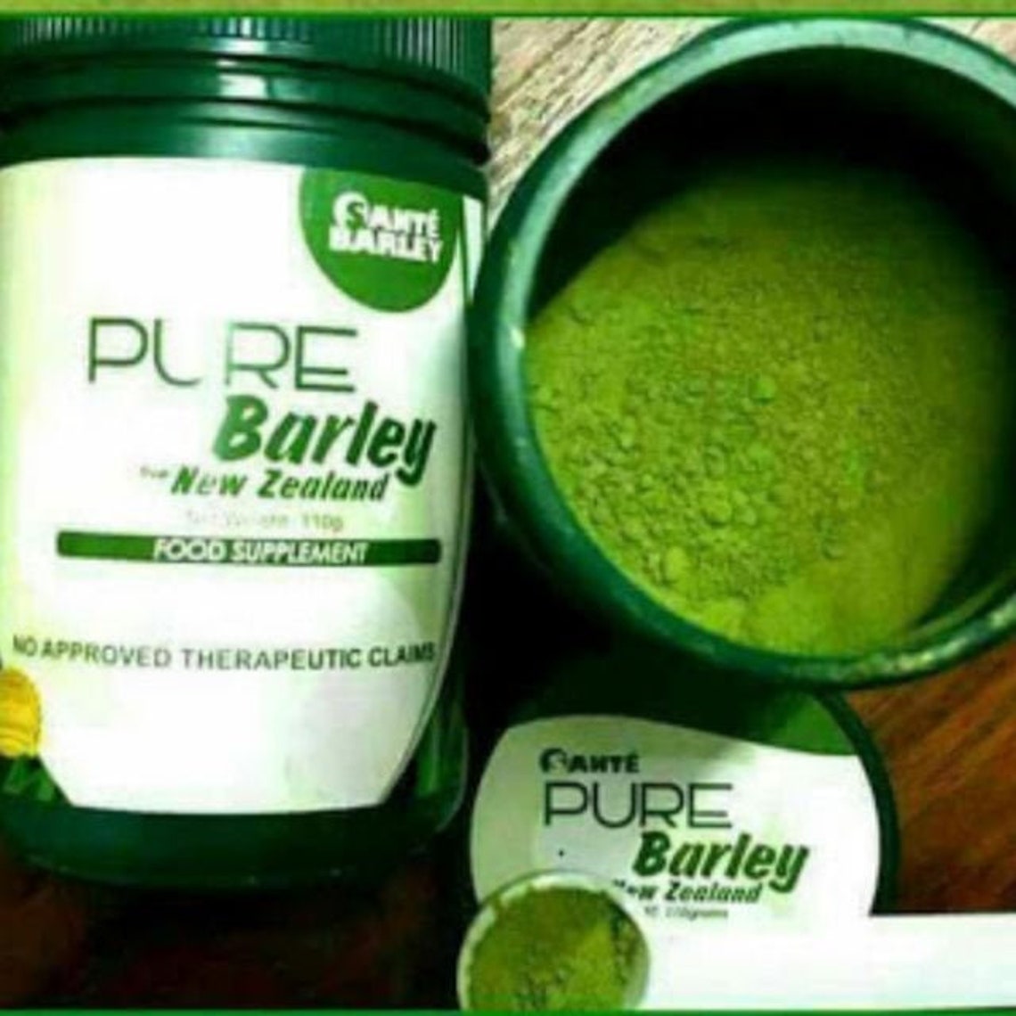 Sante Pure Powdered Barley in Canister from New Zealand Food Etsy