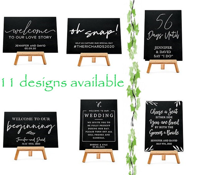 Custom Chalkboard Sign Party Venue Sign With or Without Etsy UK