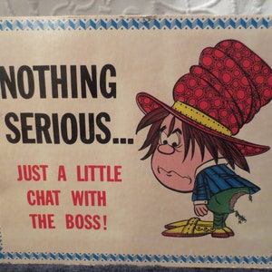 Rare vintage 1967 Fun Humor Gag Panneau d’image en carton par la United Card Company et Carte personnalisée du Canada.  **Livraison GRATUITE**