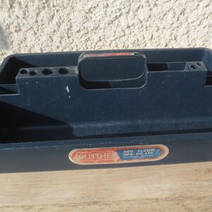 Rare Vintage 1967 Cluthe No. 600 Hard Plastic Tool Caddie Multi-Purpose Utility Carrying Tray Organizer Made in Canada.  **FREE Shipping**