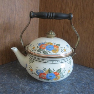 Vintage Brass Teapot Pitcher Antique & Burner Unique Rare Old