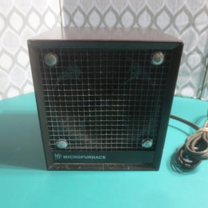 Vintage MicroFurnance Personal Portable Space Heater and Fan Made in Canada.  **FREE Shipping**
