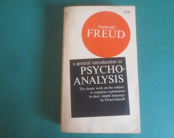 1972 Print Edition Sigmund Freud's A General Introduction to Psychoanalysis Paperback Text Reference Psychology Book.