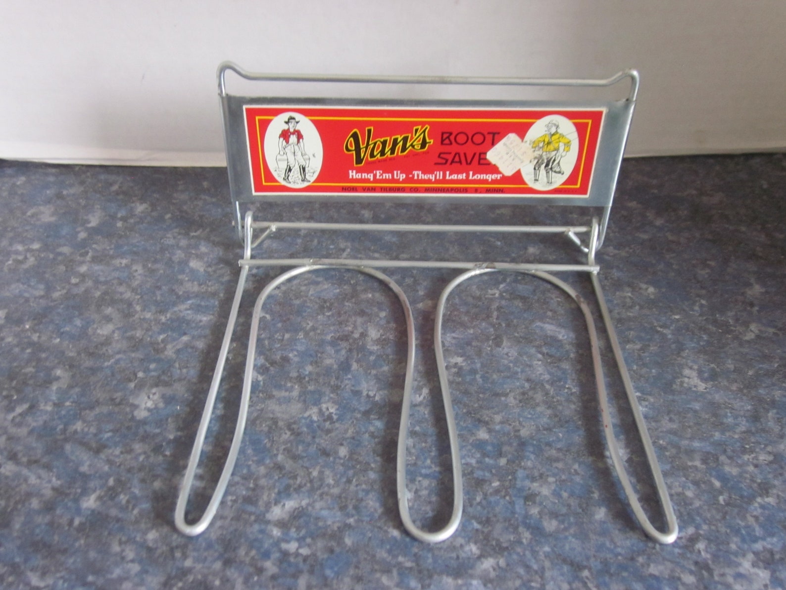 Rare Vintage Van's Boot Saver Galvanized Metal Boot Drying Etsy