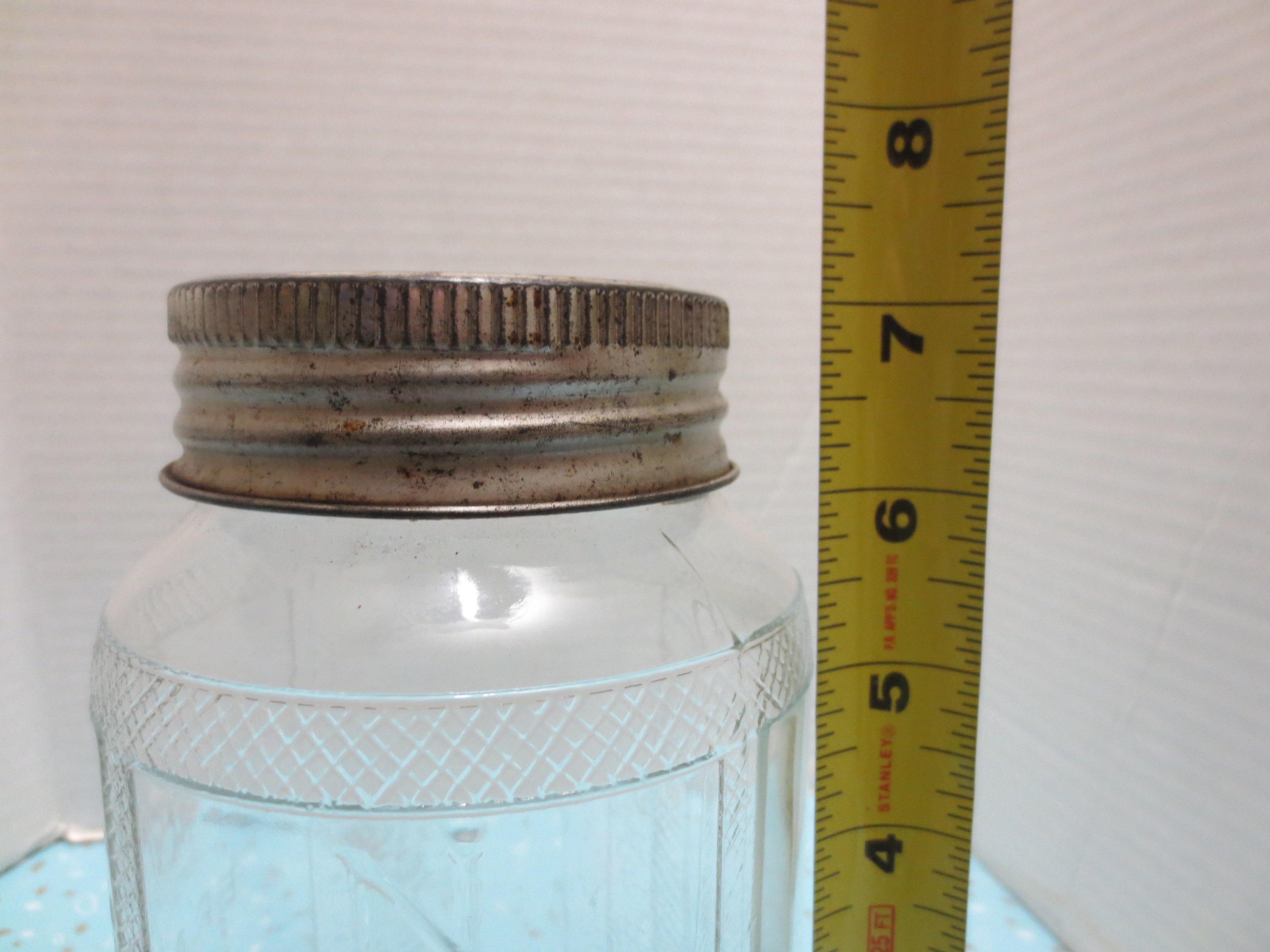 Vintage Mid Century Art Deco Nabob Brand Coffee Glass Jar with Etsy