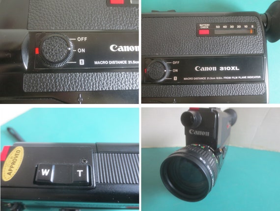 Vintage 1975 Canon Super 8 Hand Held Movie Camera Model Canon 310