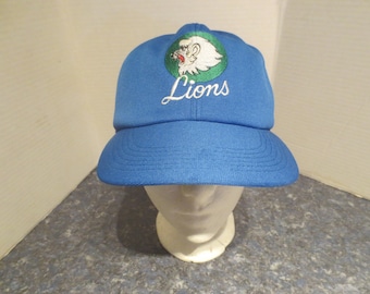 Vintage Japan Seibu Lions Professional Japanese Baseball Team Foam Mesh Baseball Hat - Universal Fit.  **FREE Shipping**