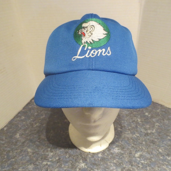 Vintage Japan Seibu Lions Professional Japanese Baseball Team Foam Mesh Baseball Hat - Universal Fit.  **FREE Shipping**