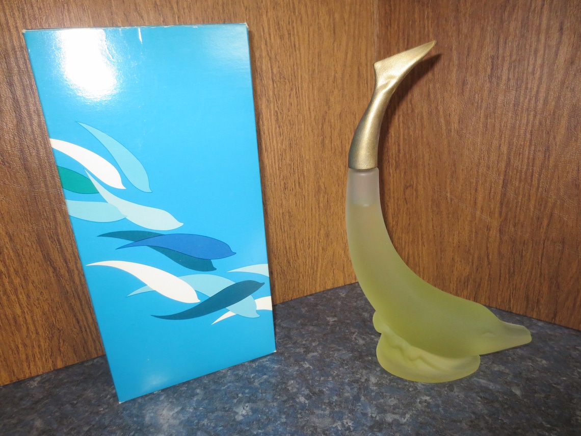 Brand New Vintage 1970's Avon Dolphin Bottle Skin So Soft Etsy