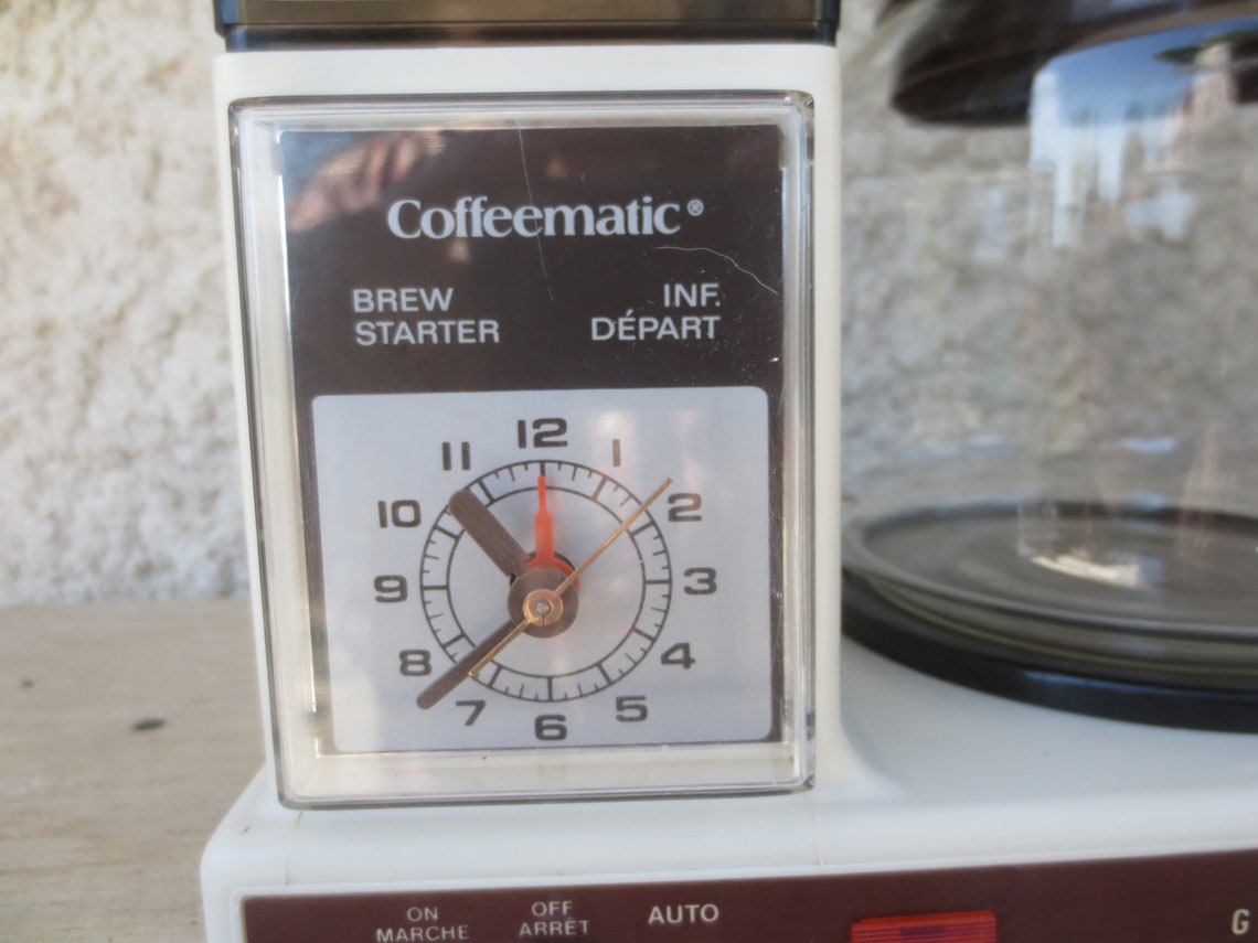 Vintage General Electric Fab 70's CoffeeMatic Brew Master Etsy