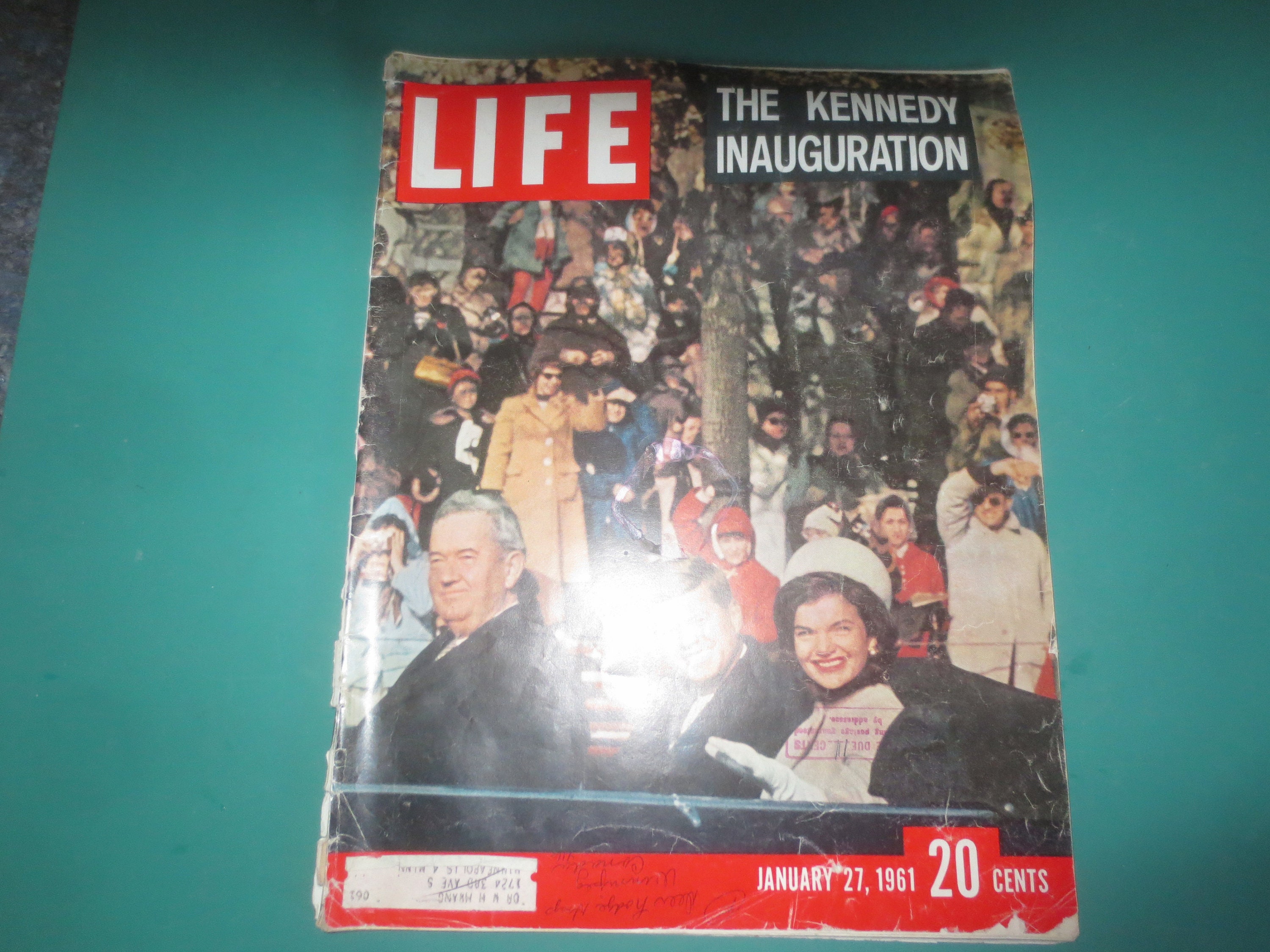 Vintage Life Magazine the Kennedy Inauguration Edition