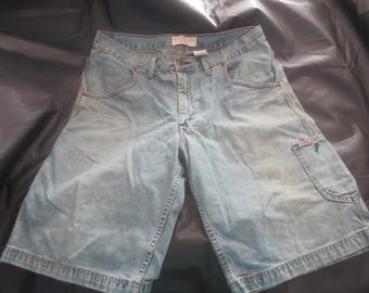 Vintage Retro Old School Classic Levi's Signature Stone Washed Relaxed Fit Shorts - Size 34 Men's.