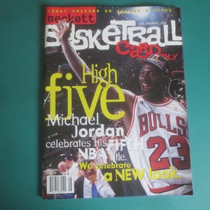 millésime 1997 numéro d'août Beckett Basketball Card Monthly Magazine Michael Jordan Cover Edition.   **Livraison GRATUITE**