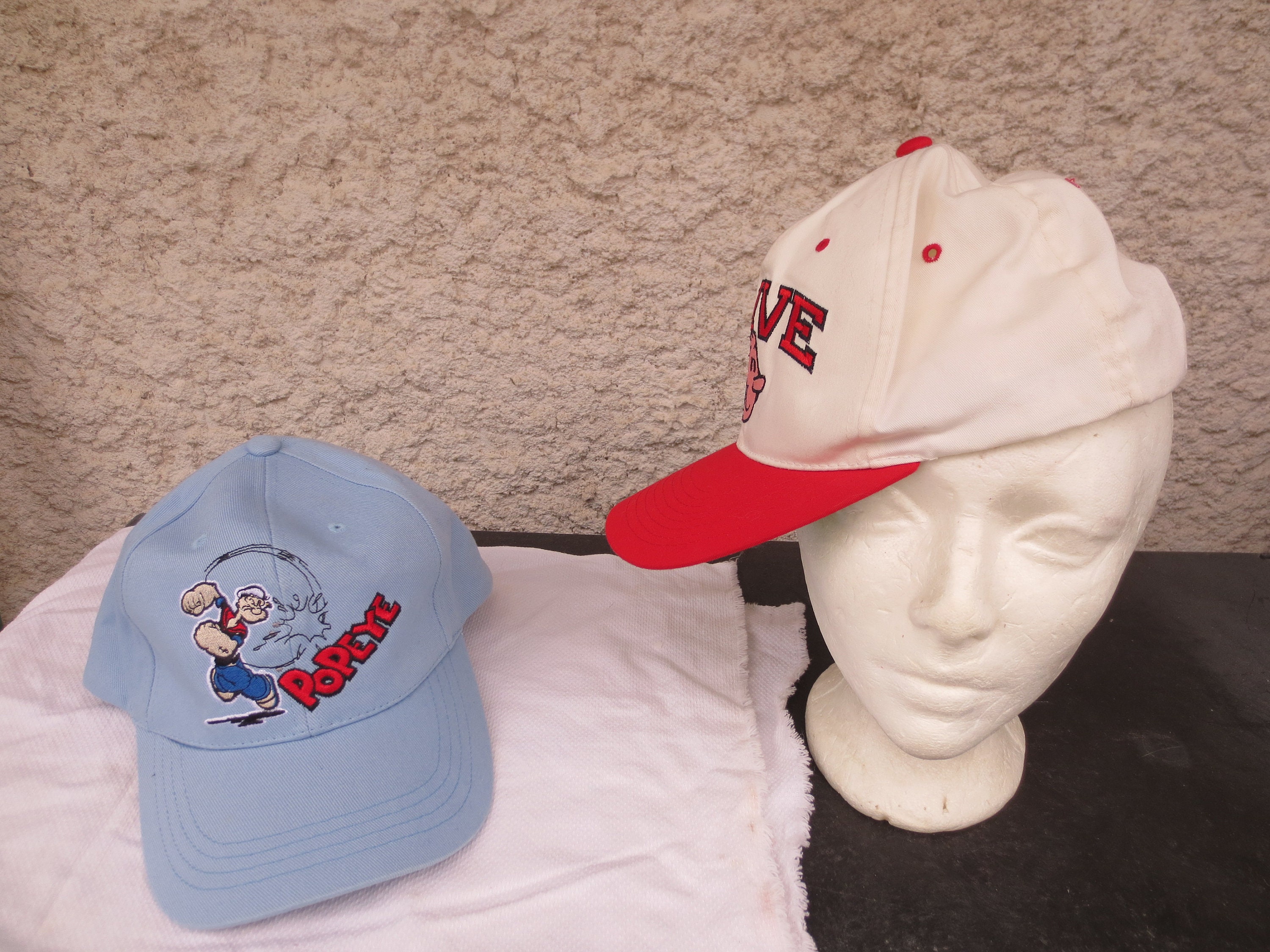 RARE Vintage universal studios popeye cartoon Hat Wimpy Vintage 90s American Needle Popeye Blockhead Snapback  main image 4
