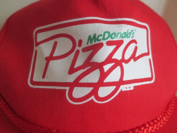 Brand New Vintage Late 80's McDonald's Pizza Red Cott… - Gem
