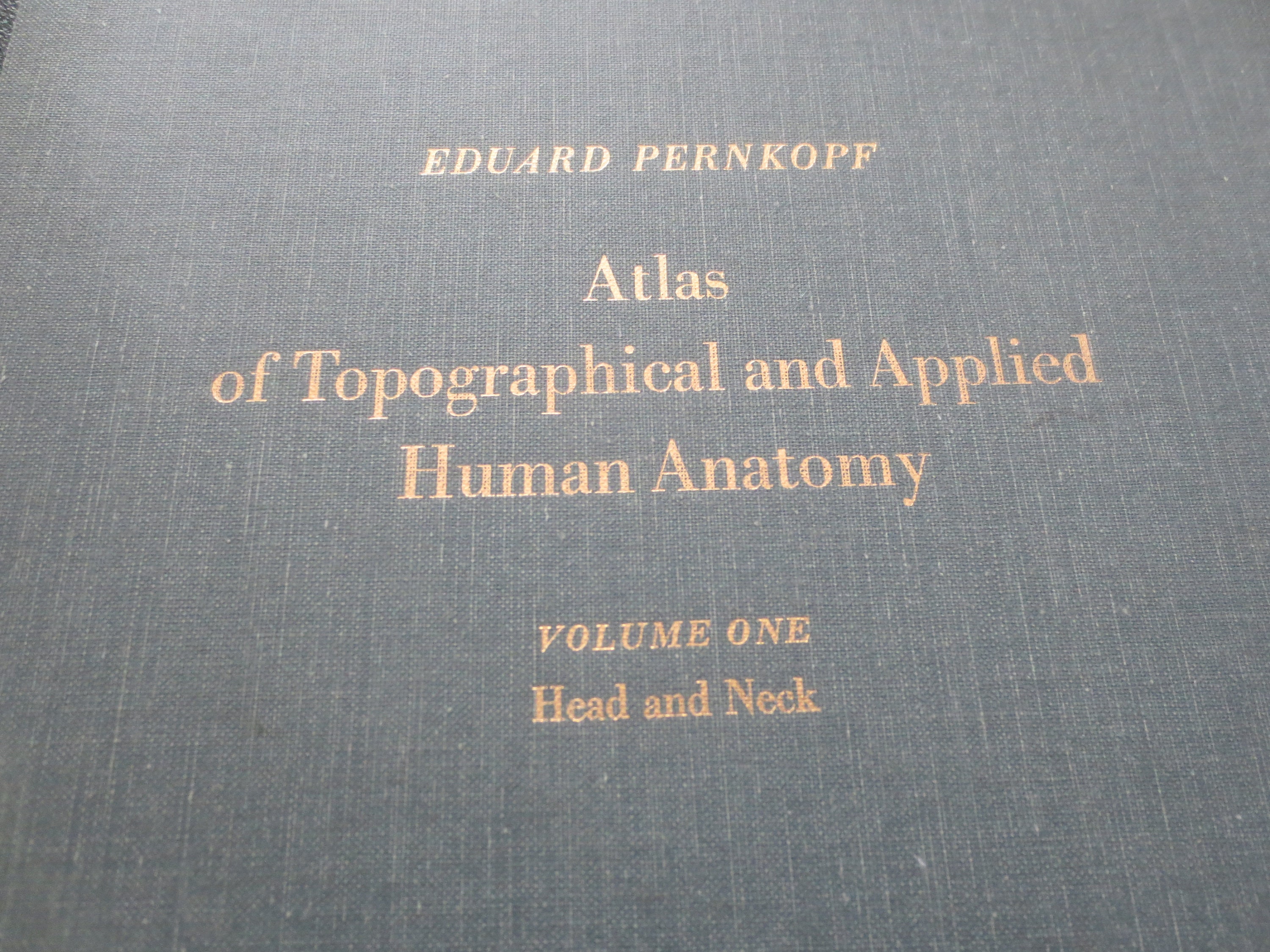 洋書 PERNKOPF Atlas of Topographical and Pernkopf Anatomy: Atlas of Topographic and Applied Human