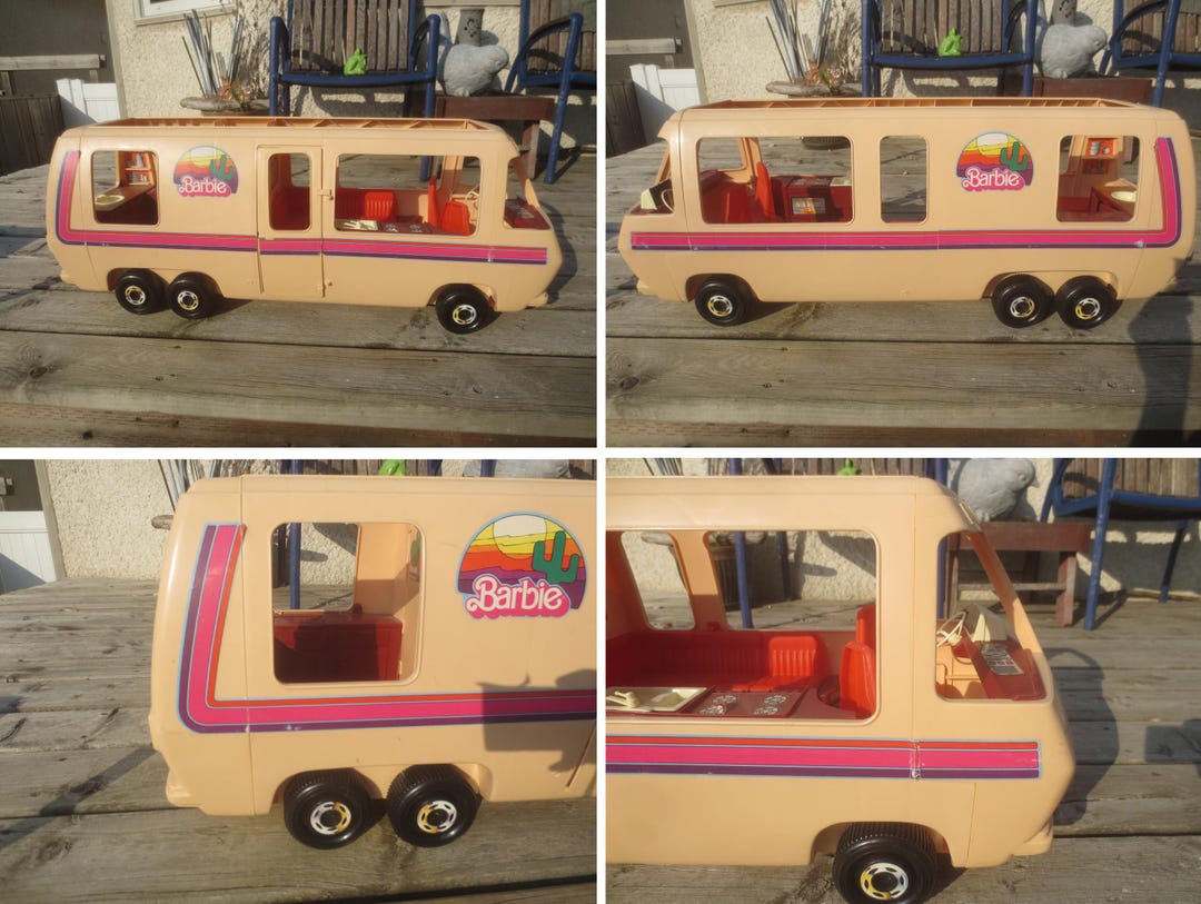 Motor Home 80s Barbie Camper Van Barbie 3-in-1 DreamCamper Vehicle