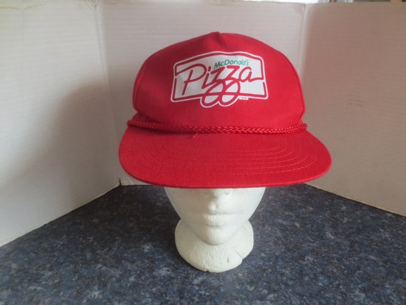 Brand New Vintage Late 80's McDonald's Pizza Red Cott… - Gem