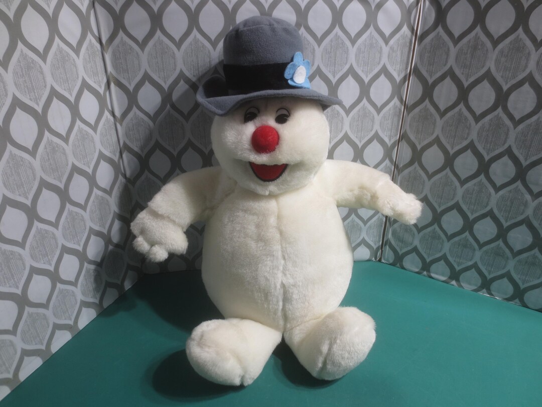 Vintage 2001 Singing Frosty the Snowman Plush Christmas Decor