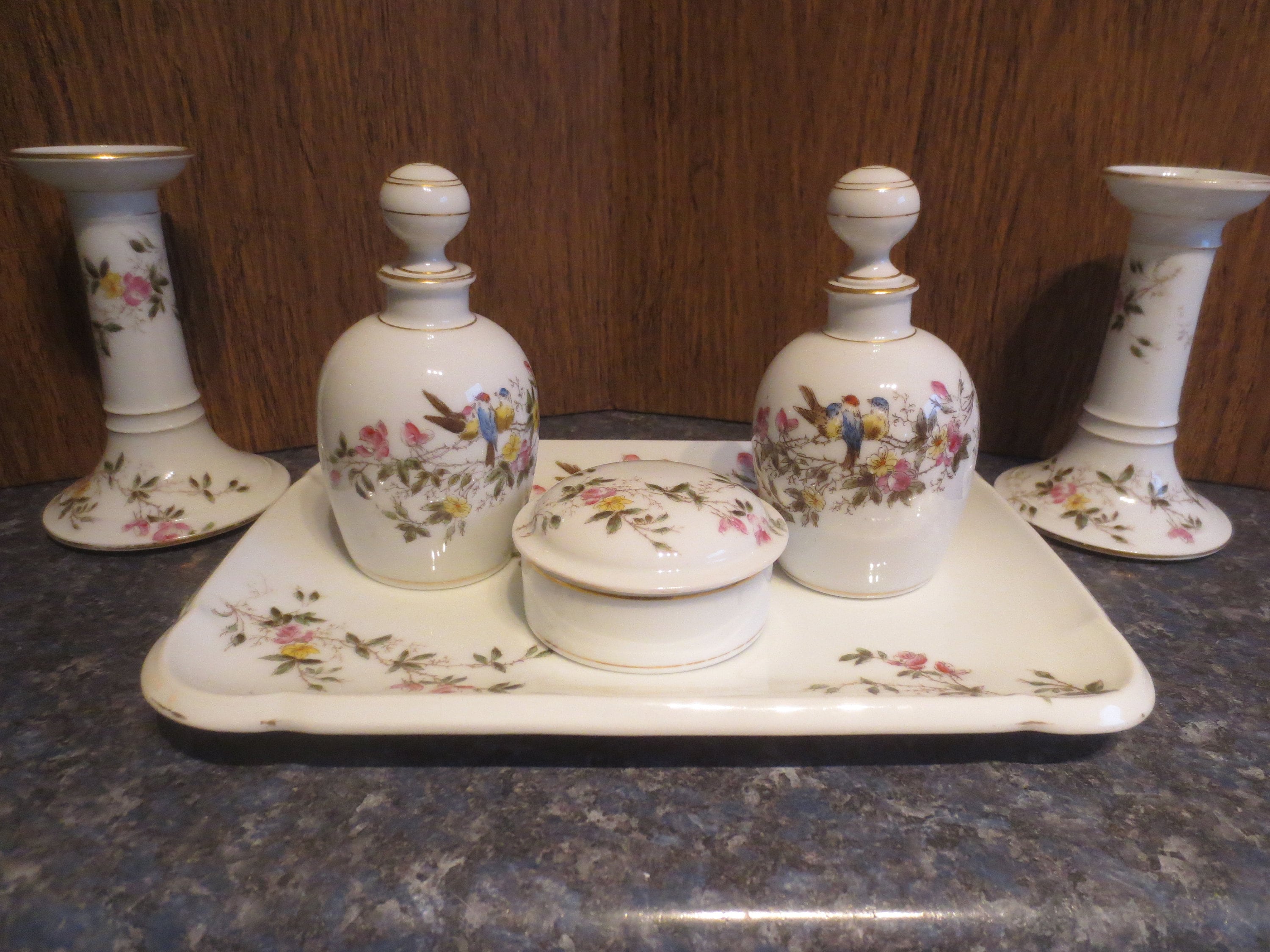 Limoges Vanity Set - Etsy