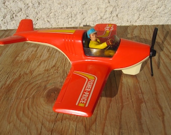 Vintage 1974 Fisher Price Adventure People Daredevil Sports Plane #306.