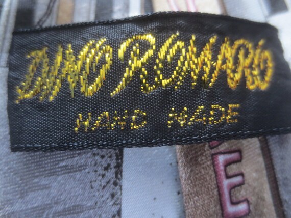 Brand New Vintage Dino Romaro Handmade Neck Tie w… - image 10